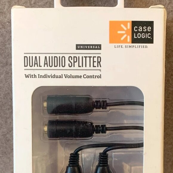 CASE LOGIC 3.5mm Stereo Headset Audio Splitter with Separate Volume Control univ - Picture 6 of 7